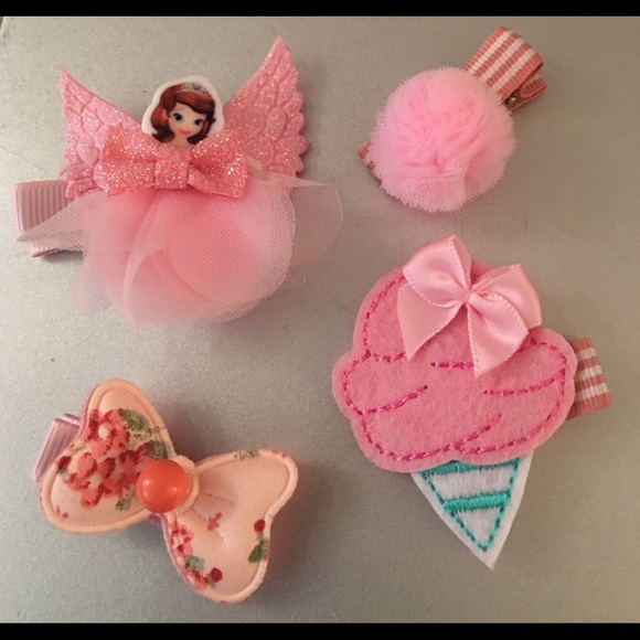 Other - 4 piece Handmade Hair Accessories